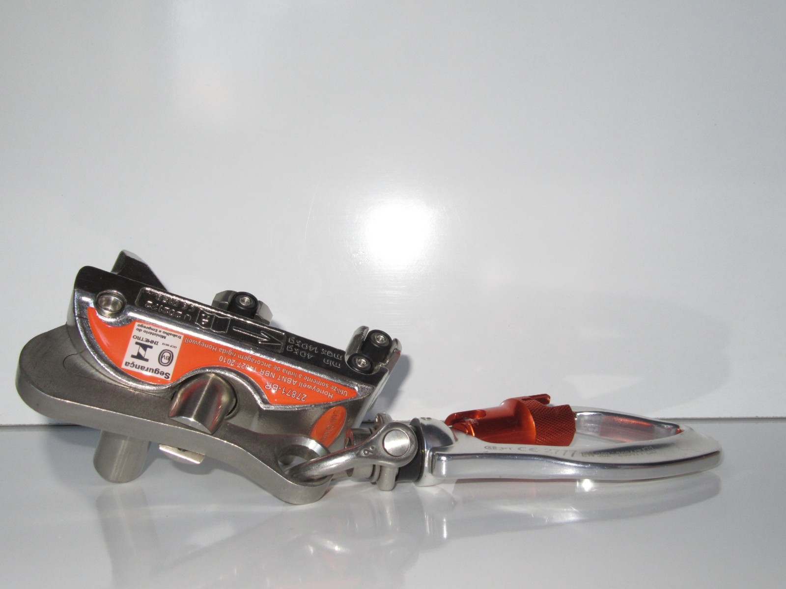 Honeywell Söll GlideLoc Fall Arrester 27871-BR Safety Shunt w/ Carabiner - Exc