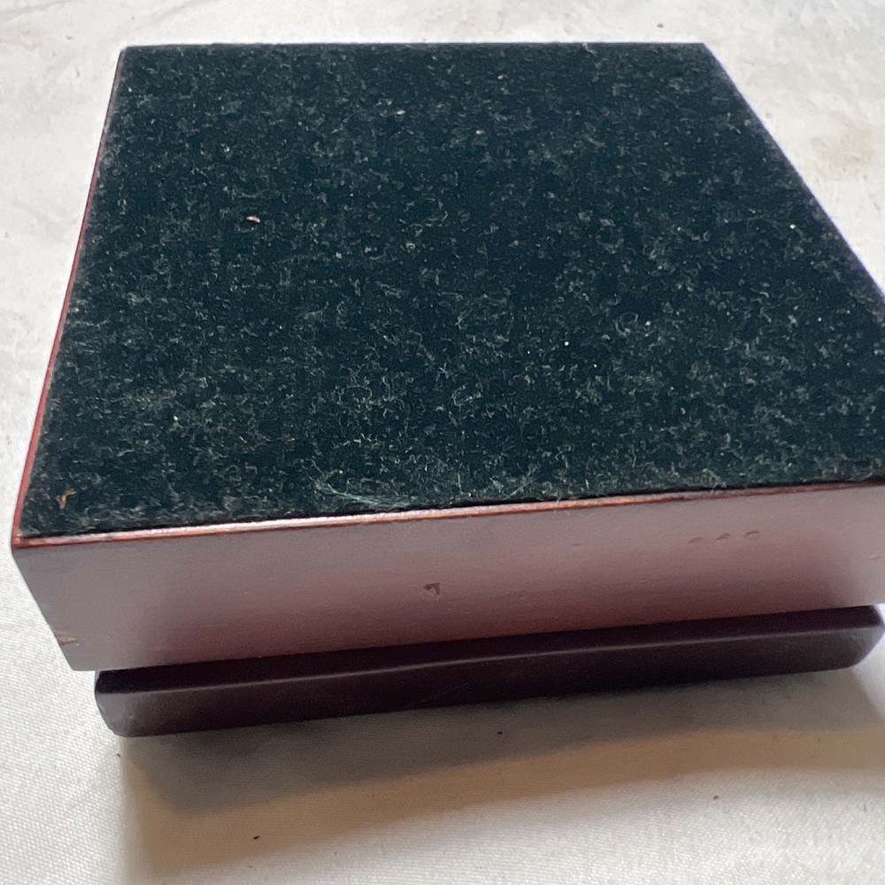 Nautical Compass In Wooden Box