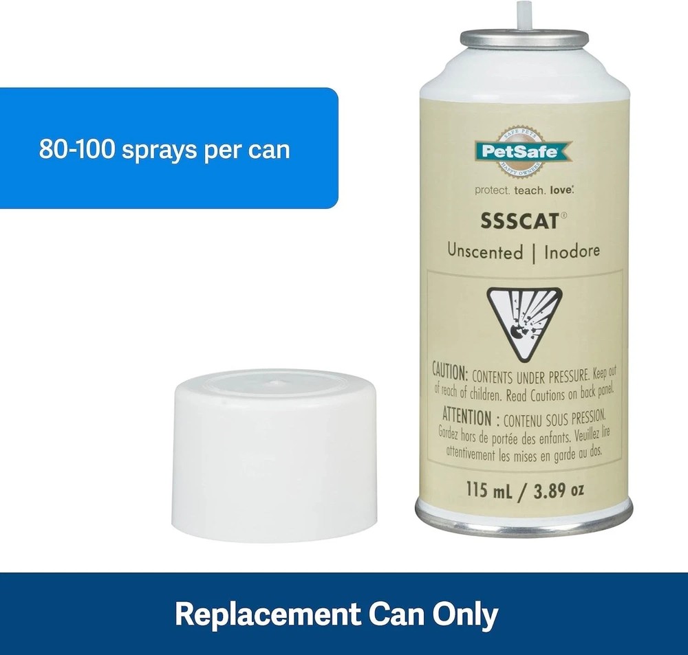 PetSafe SSSCAT Spray Unscented Replacement Refill Cans PPD19-16166 - 10 Pack