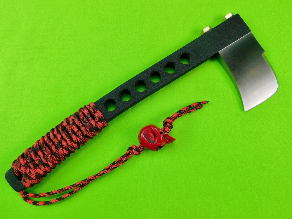 Vintage US Custom Made Handmade Tomahawk Axe w/ Sheath