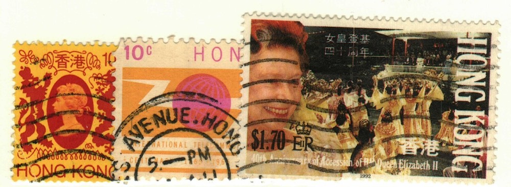Hong Kong #221, 388, 620 used