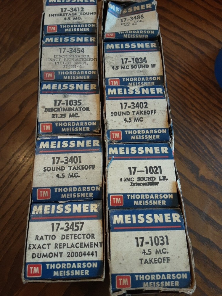 NOS Meissner IF transformer Lot 10pc