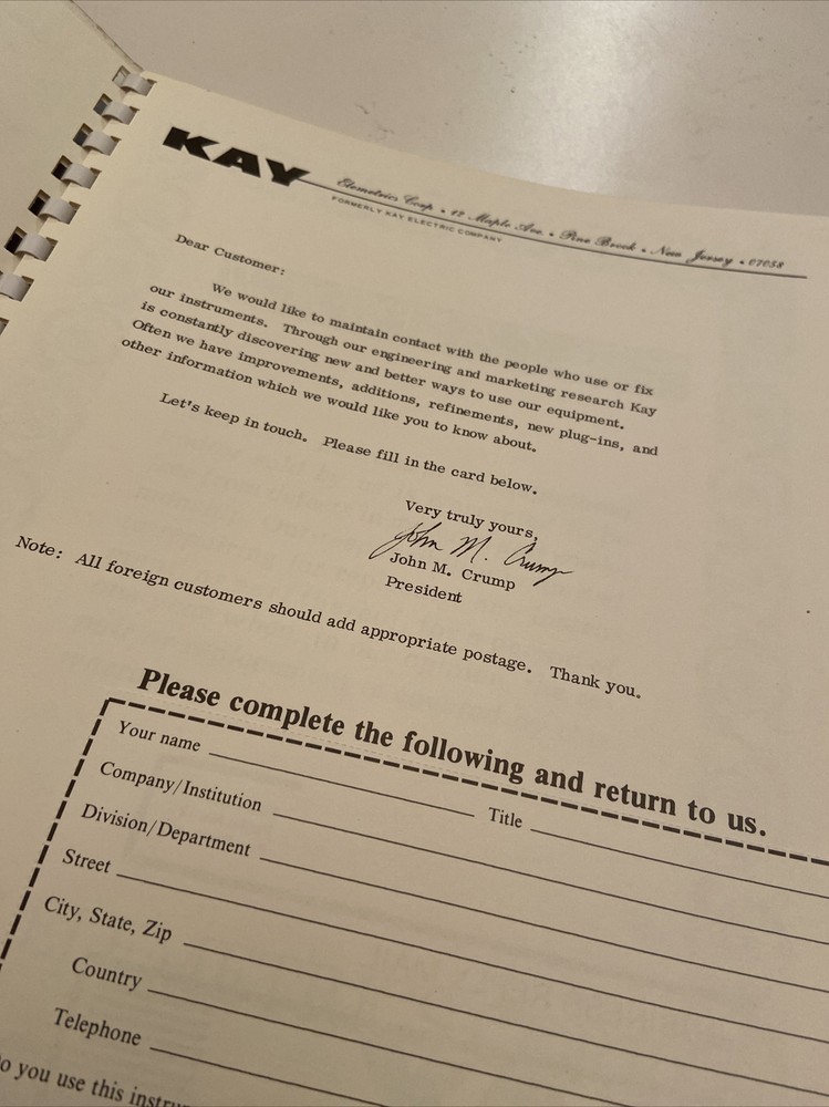 Kay Electric Mega-Node 240 A B Operating/Maintenance Manual
