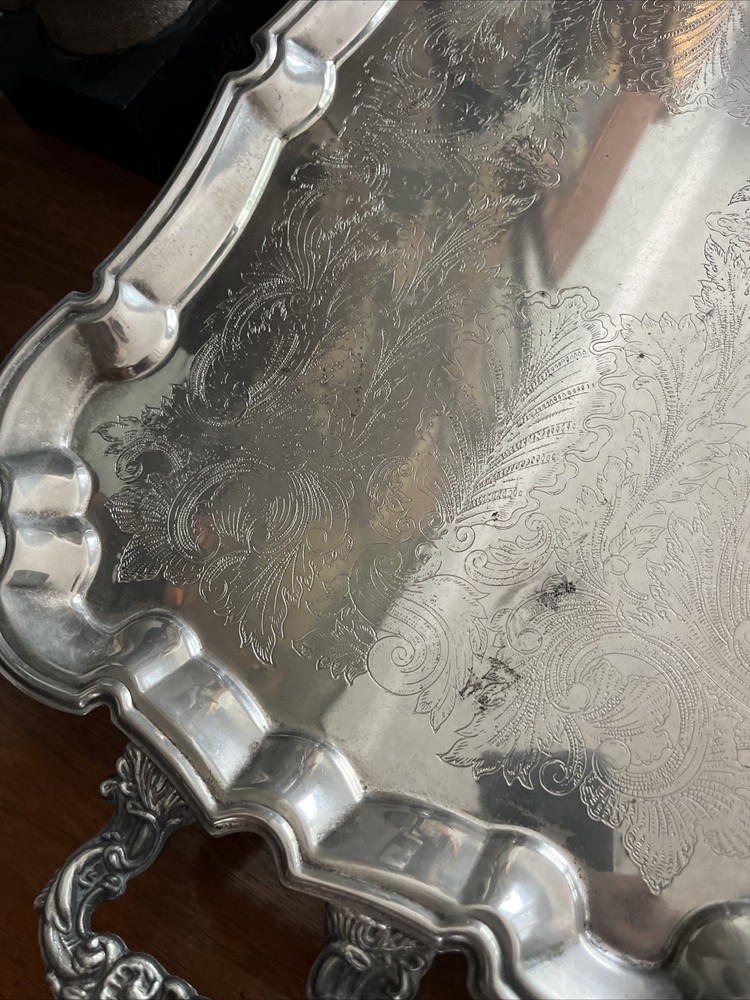 Vintage Silver plated Tea Tray