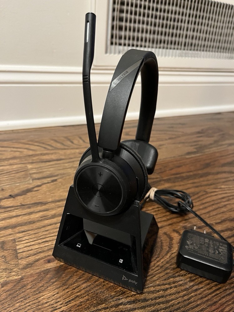 POLY Savi 7310 Mono DECT Wireless Headset Phone & PC Headset