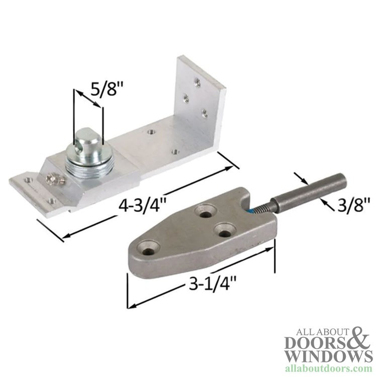 381080 Replacement Bottom Center Pivot for Stout Overhead Concealed Closer