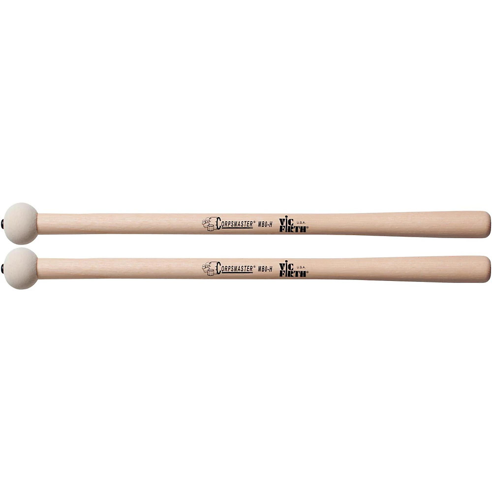 Vic Firth Corpsmaster Marching Bass Mallets Hard Extra Small