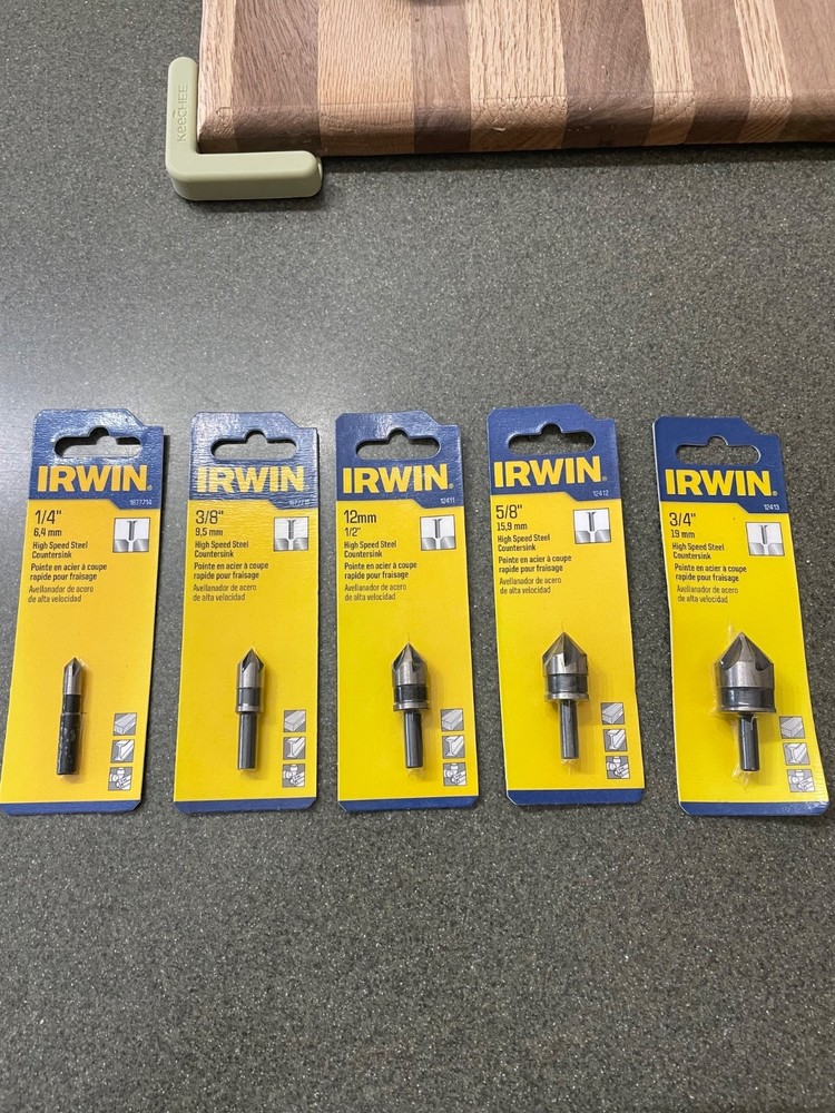 Irwin High Speed Steel Countersink Lot