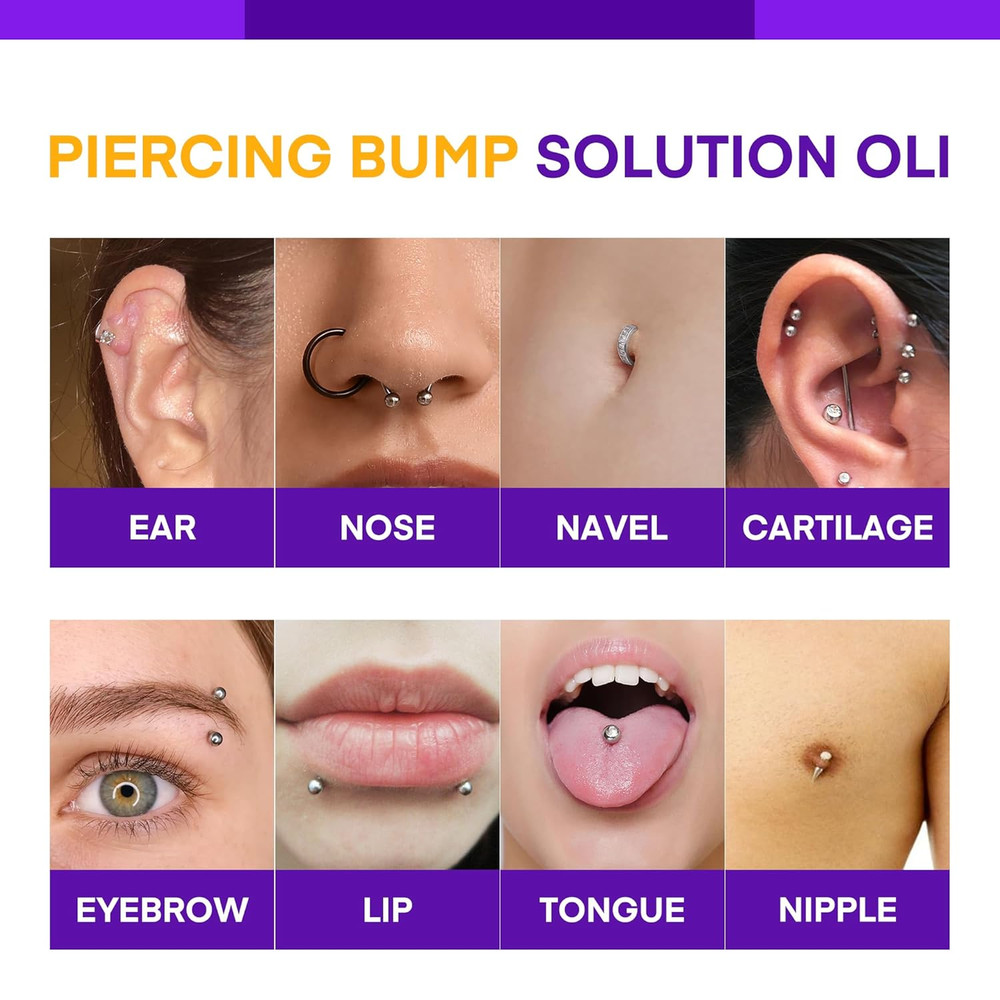 Piercing Bump Solution Oil | for Piercing Aftercare & Scar Appearance