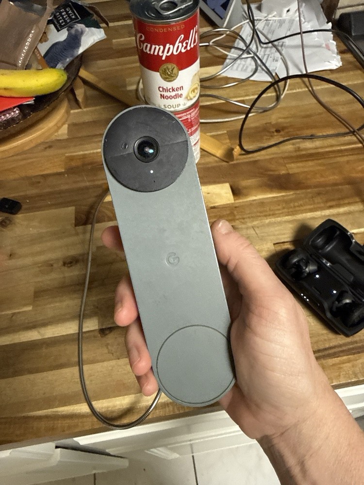 Google Nest Doorbell, Wired - Ash