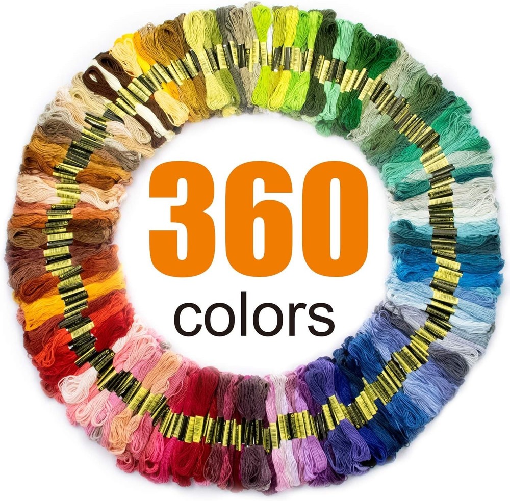 Comprehensive Sewing Thread Collection - 360 Colors