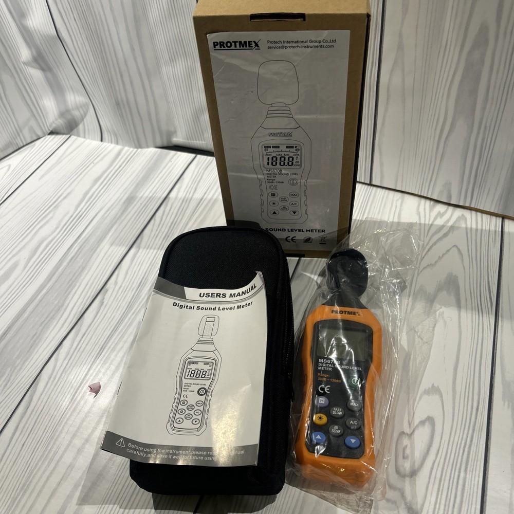 Protmex PT6708 Sound Level Meter Digital Sound Level Meter Reader Measurement...