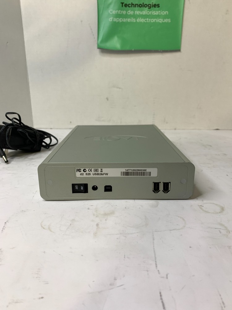 Lacie D2 525 USB2&FW Drive Light Scribe Super Write Master Recorder