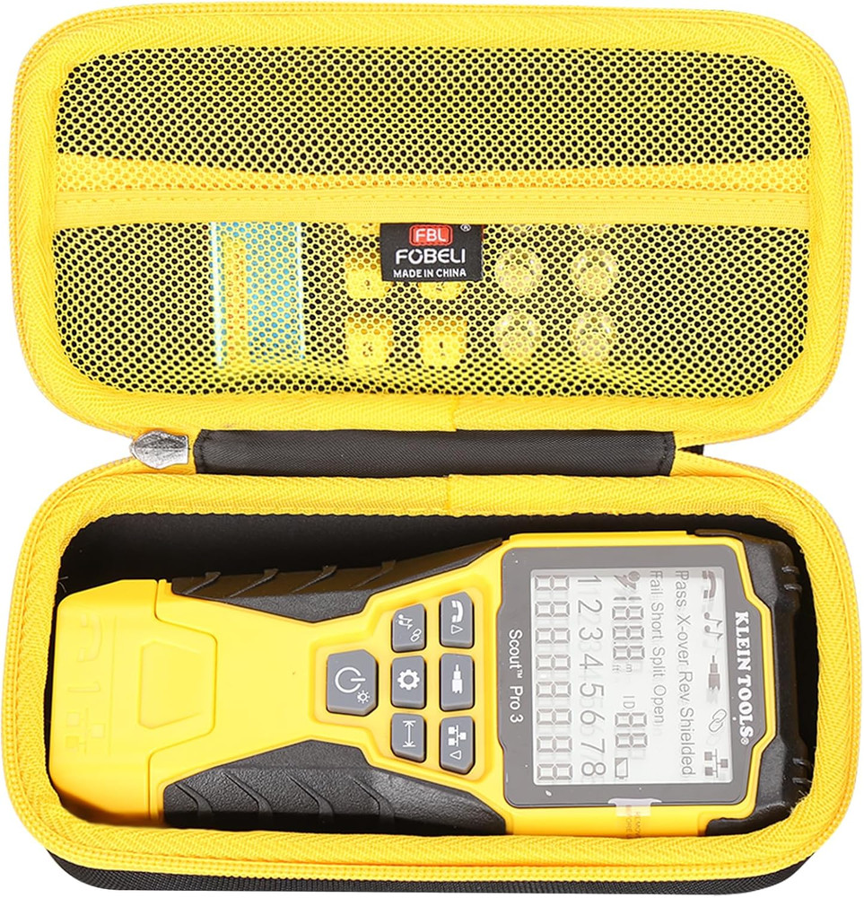 Hard Carrying Case Compatible with Klein Tools VDV501-851 Cable Tester Kit with