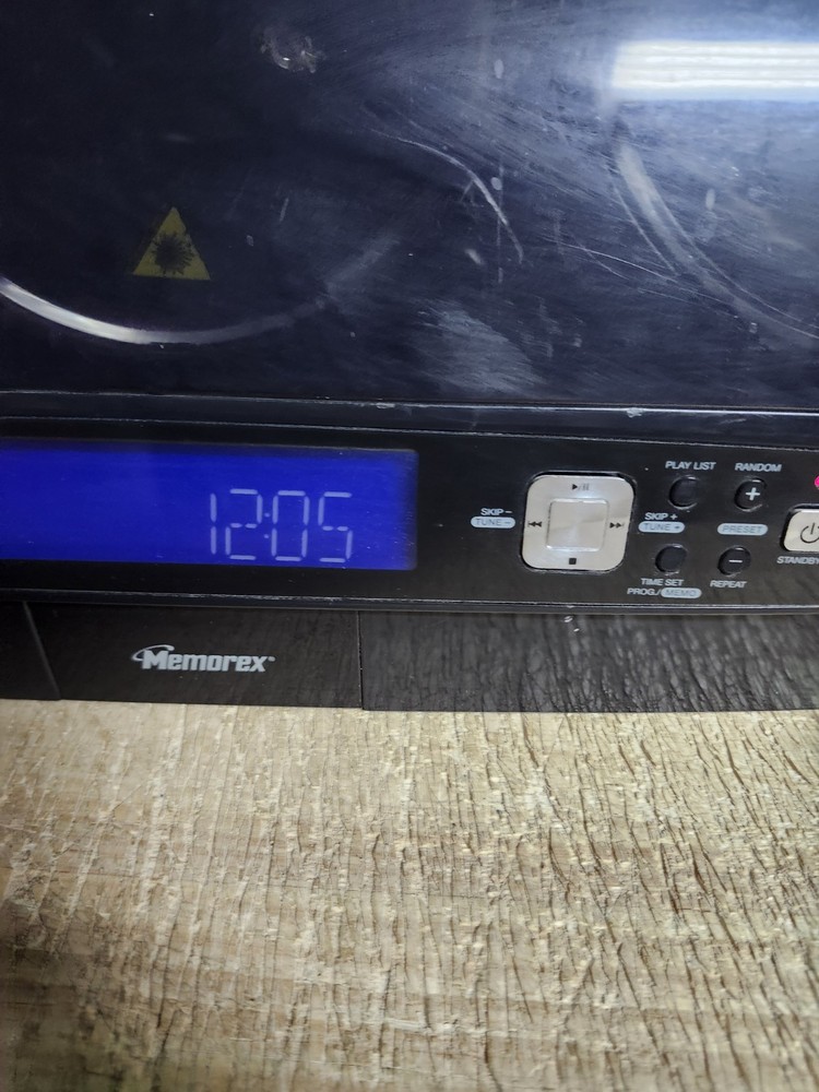 Memorex MX4143 3 CD Micro System Stereo Used Tested