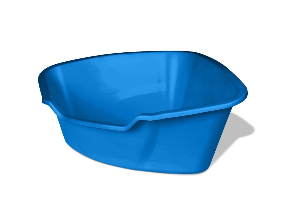 Van Ness High Sided Pan, Corner Cat Litter Box, Durable Plastic Construction