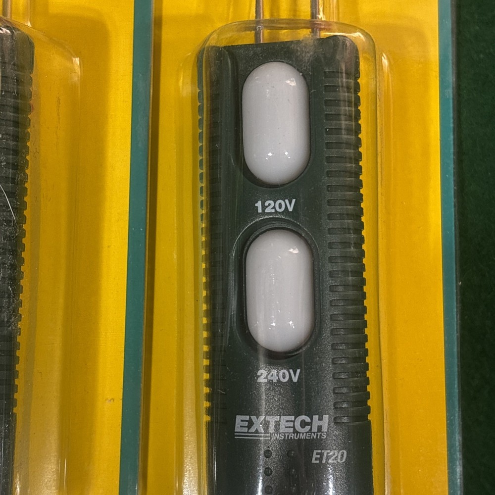 2- Extech ET20 Voltage Tester 100-250V AC/DC Electrical Circuit Detector