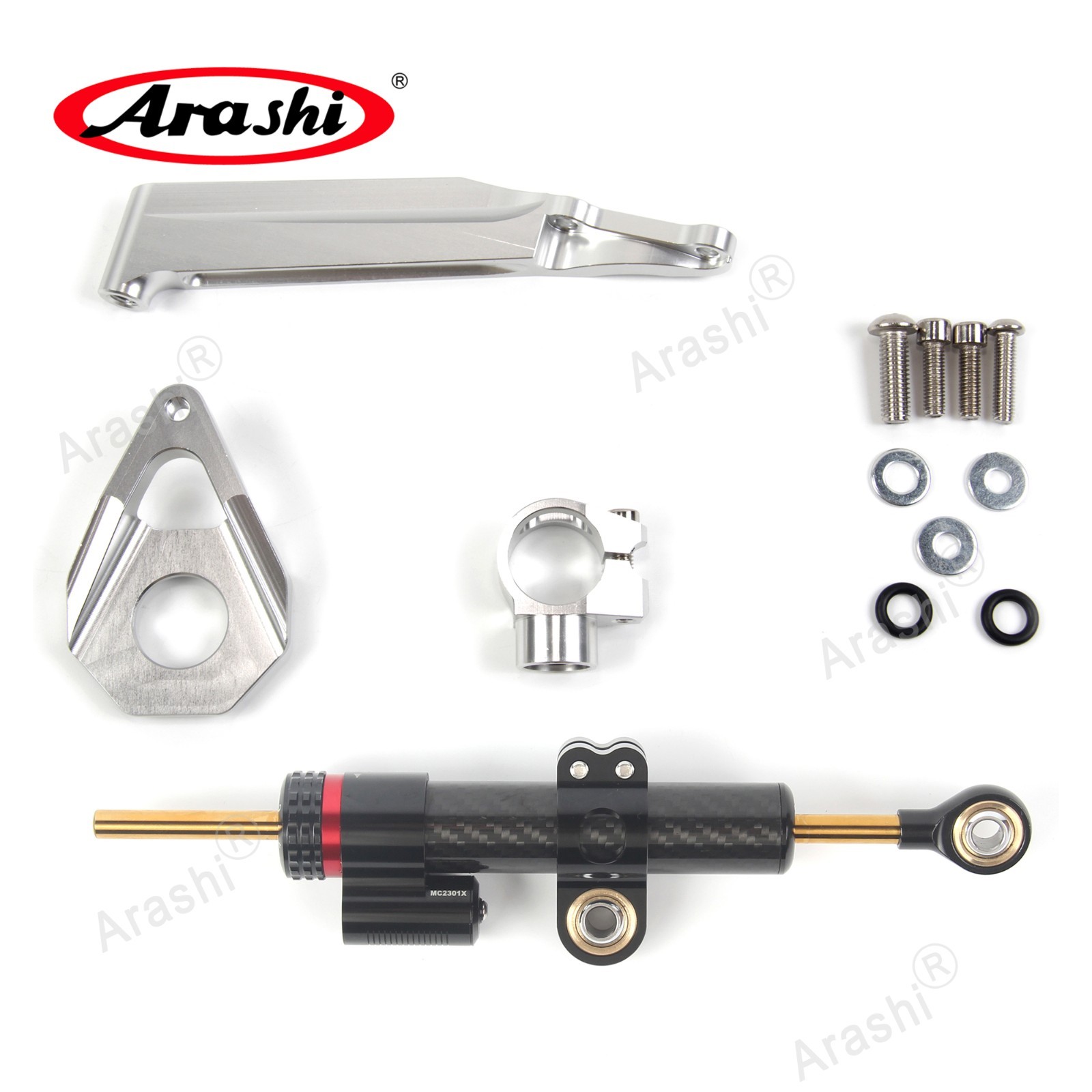 For Honda CBR600RR 2005 2006 Steering Damper Stabilizer and Mounting Brackets