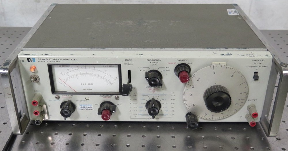 R198683 R198X60 HP 333A Distortion Analyzer