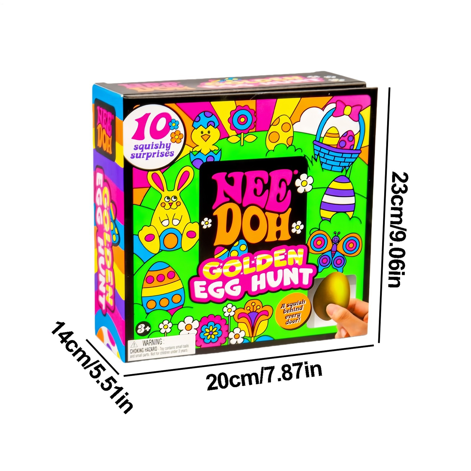 Nee Doh Easter Desk Decor Golden Egg Hunt Game Holiday Collectibles