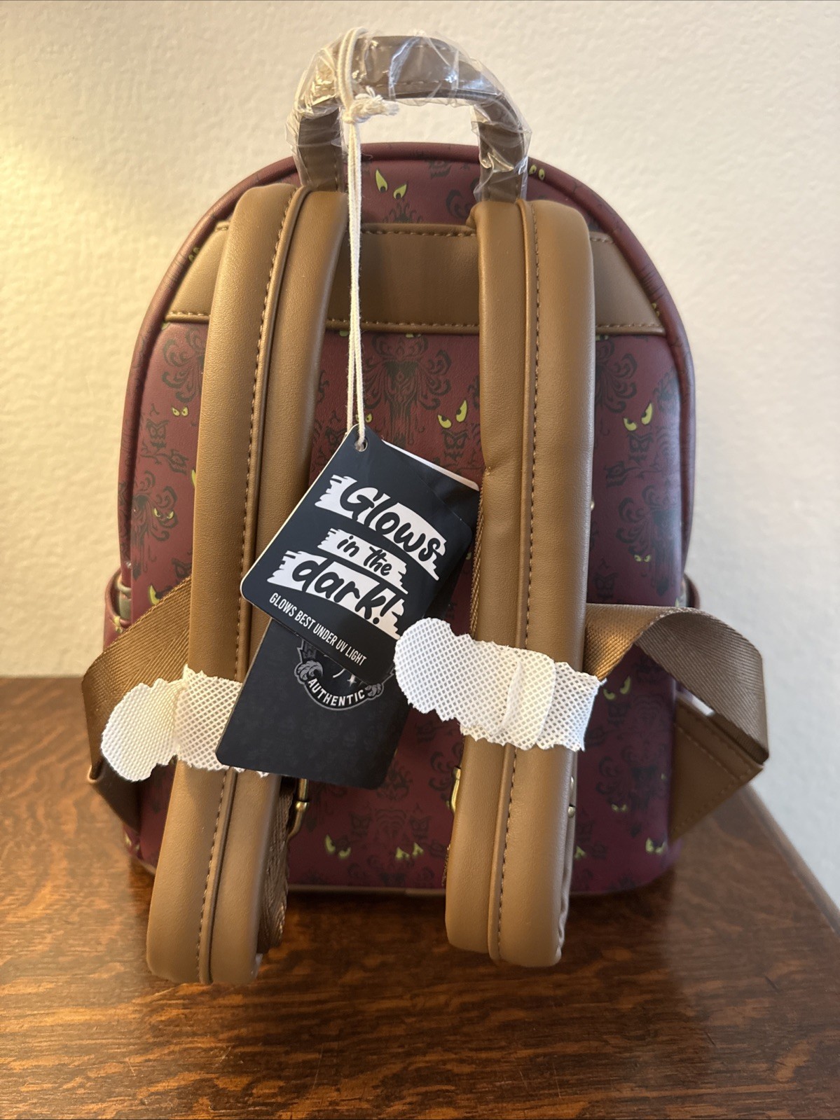 Loungefly Disney Haunted Mansion Stretching Room Moving Portraits Backpack NWT