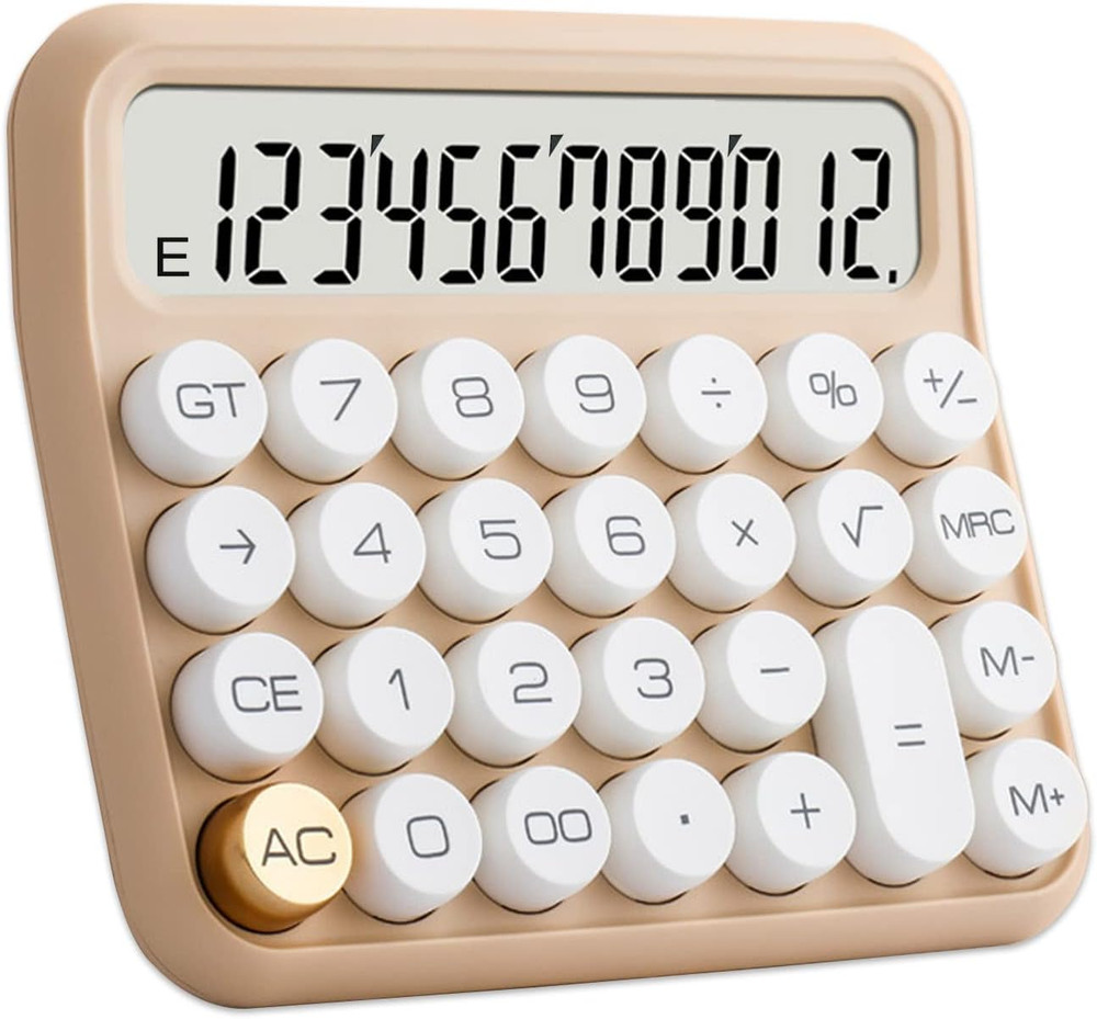 Calculators, Desk Calculator, Basic Standard Calculator,12 Digit Large LCD Disp