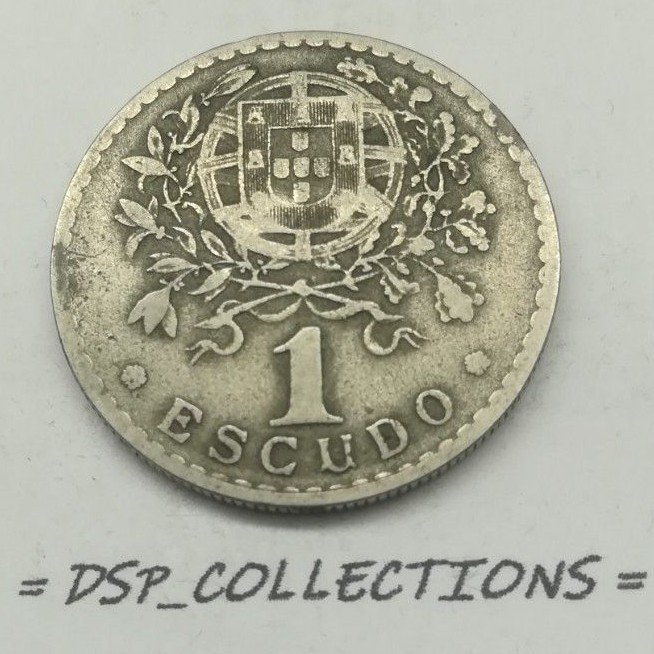 Portugal - 1 Escudo 1935 - Key Data Ref: 182/M01