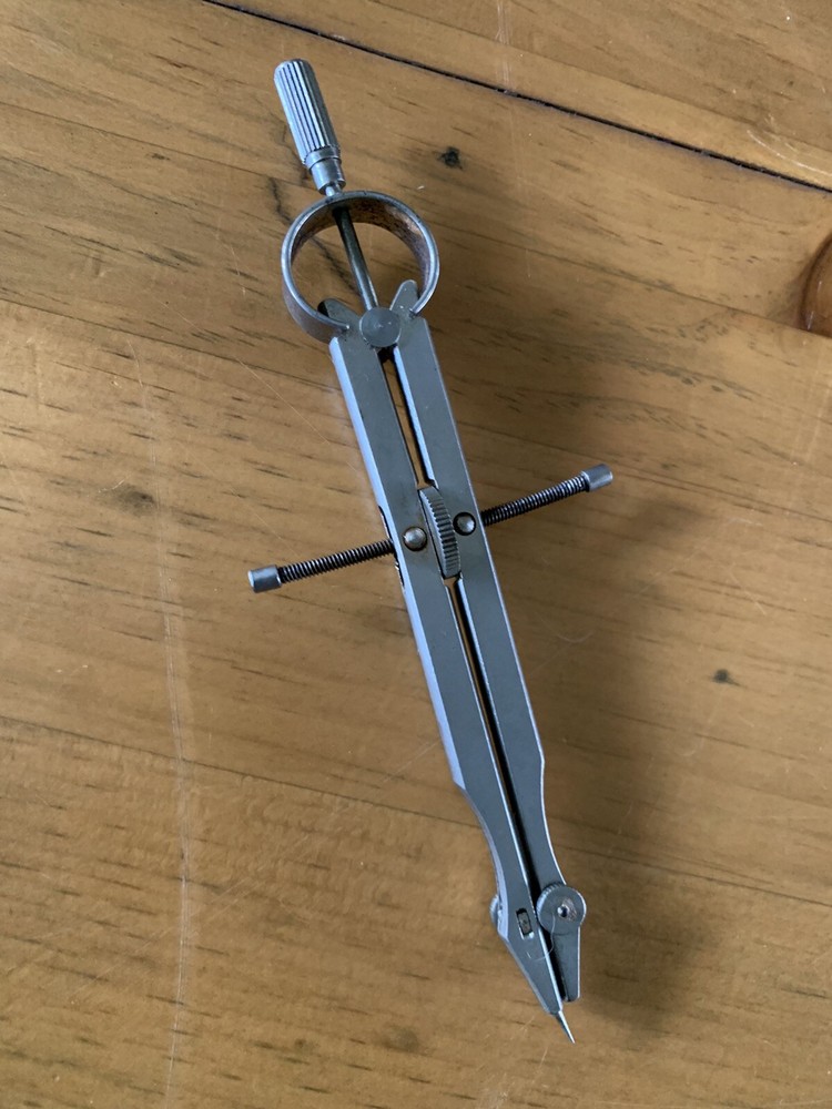 DRAFTING COMPASS Vintage- Made In GERMANY-4”!