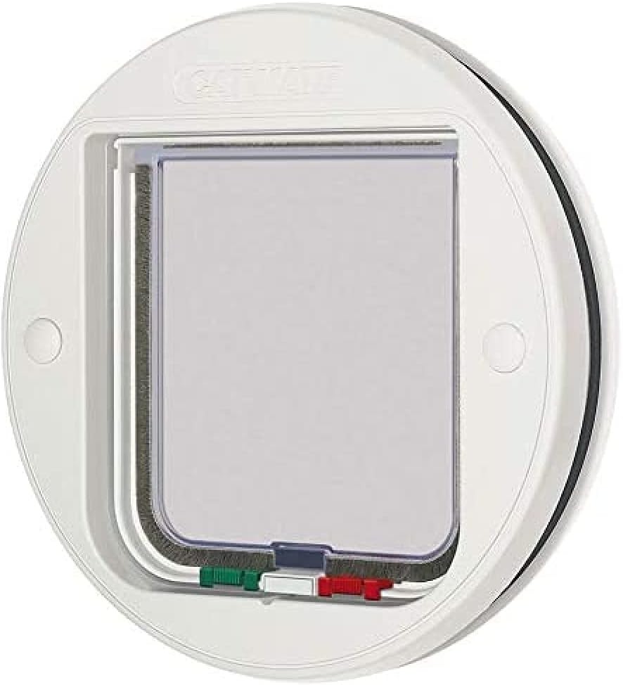 Cat Mate 4 Way Locking Glass Fitting Cat Flap (Medium)