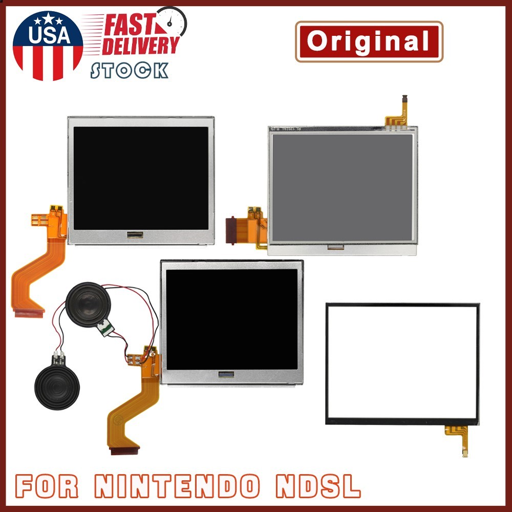 Digitizer LCD Display Touch Screen Replace For Nintendo DS Lite Dual Screen NDSL