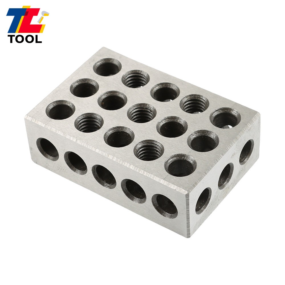 MATCHED PAIRS .0001" PRECISION 1-2-3 123 BLOCK SET With Screws HEX KEY 23 HOLES