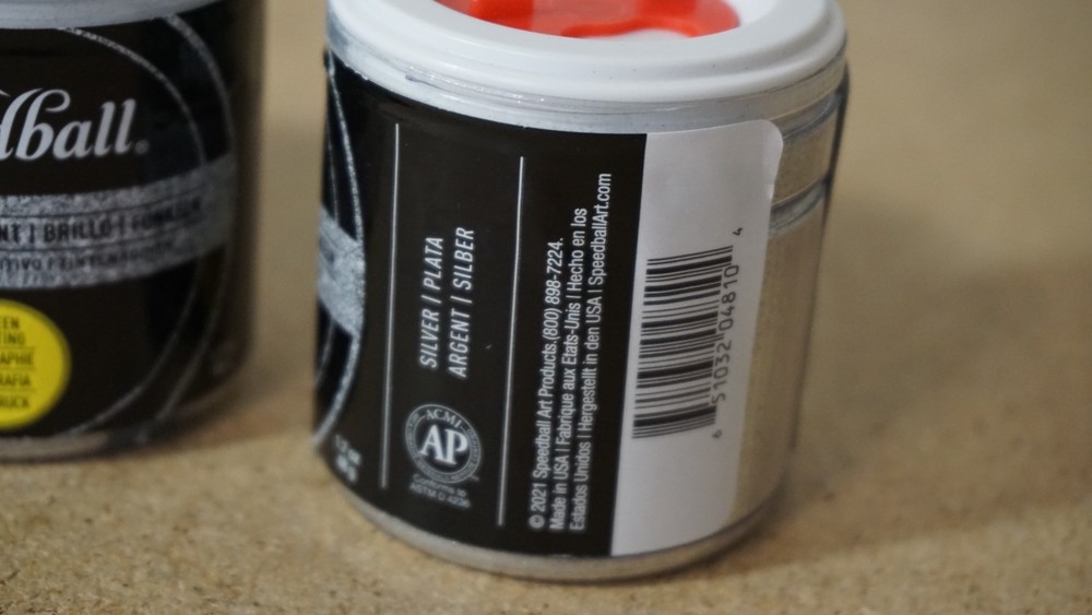 3x Speedball Glitter Additive Silver Screen Printing