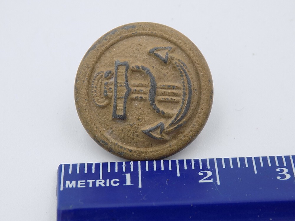 Original WWII German Navy - Kriegsmarine Uniform Buttons - Tan