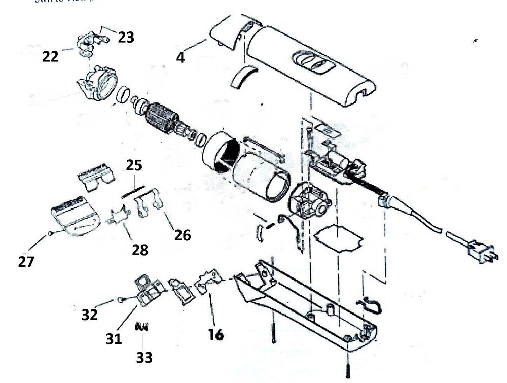 Parts for Andis EXCEL 2 speed