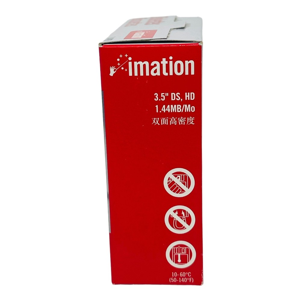 IMATION 1.44MB DISKETTES 10PACK SEALED NEW/UNUSED SURPLUS