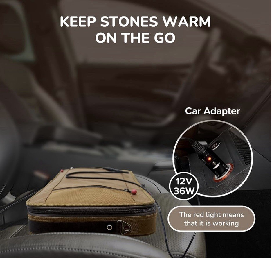 Portable Massage Stone Warmer Electric