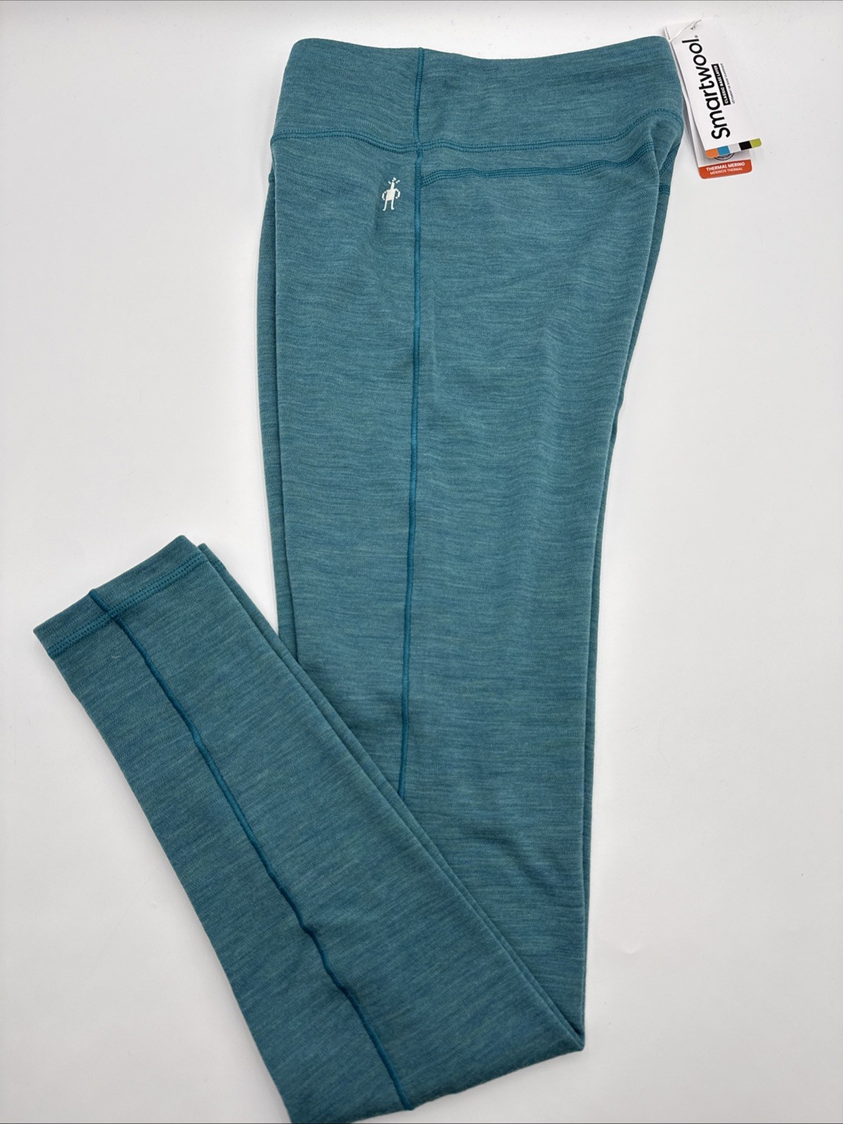 $115 Smartwool Women's Thermal Merino Base Layer Bottom-Cascade Green - Medium