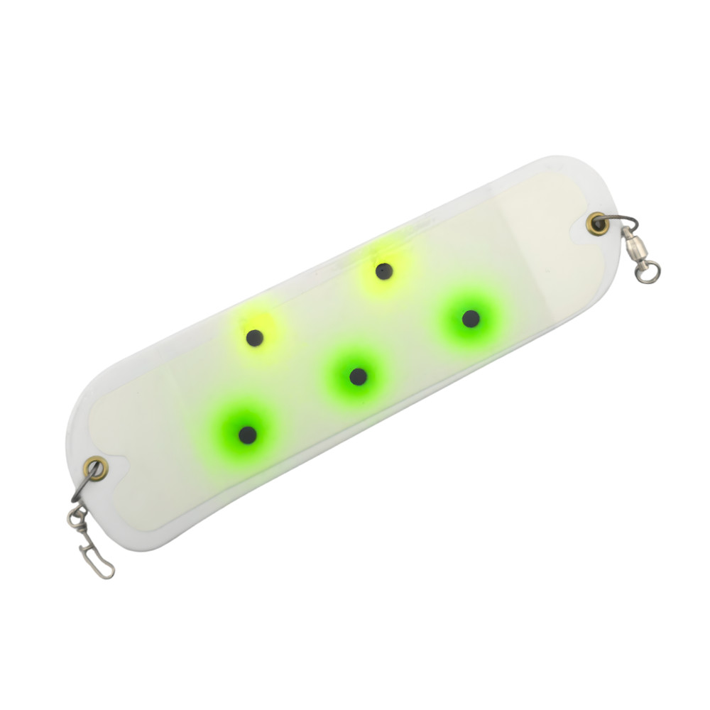 Custom Airbrushed 8" Flasher - Salmon / Trolling - Soda