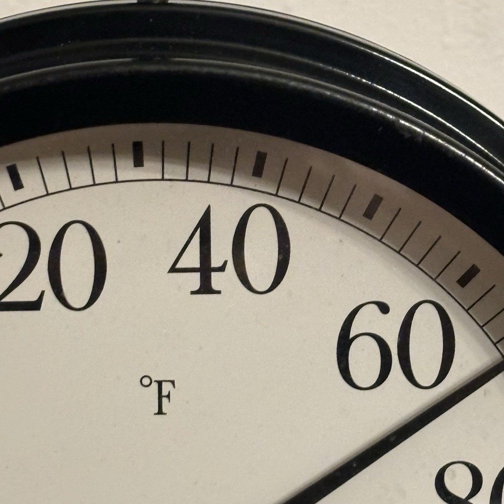 Springfield Classic Double Sided Clock And Thermometer