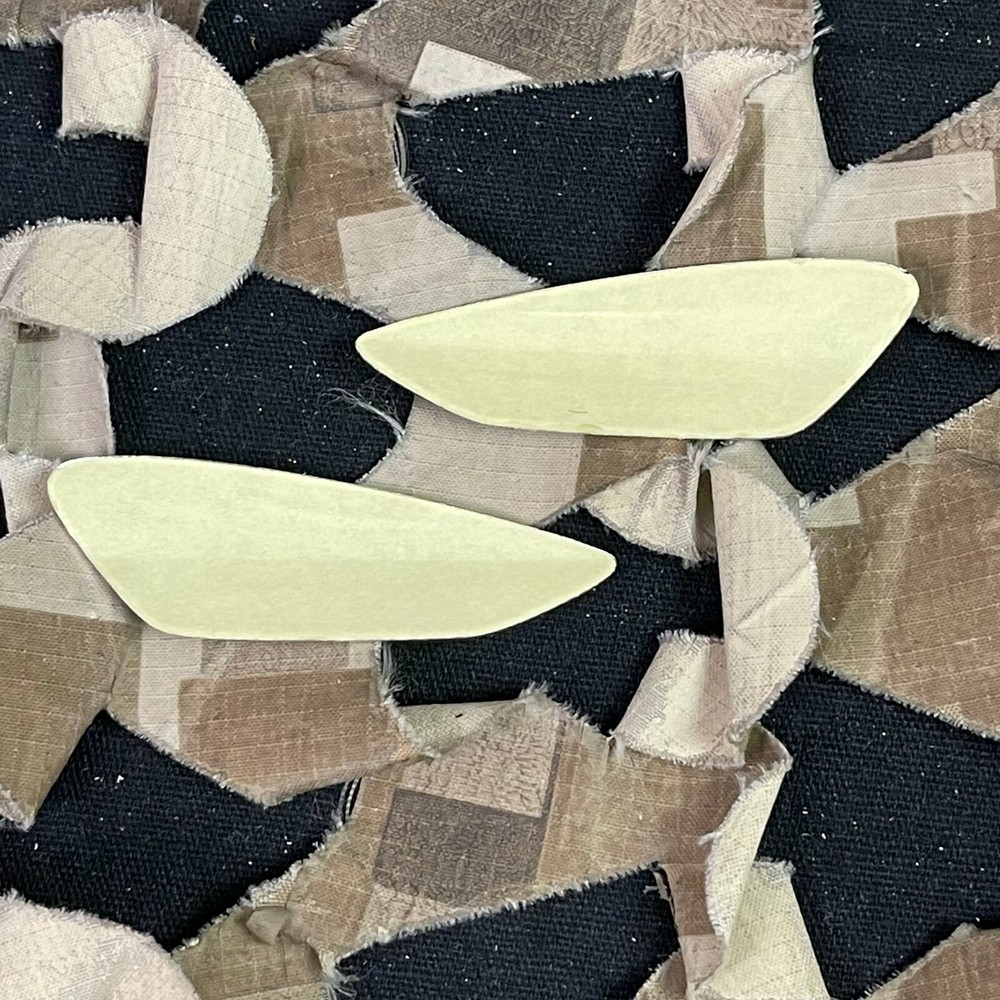 NEW Dye Rotor Bottom Shell Logo Set - Left & Right - Blue