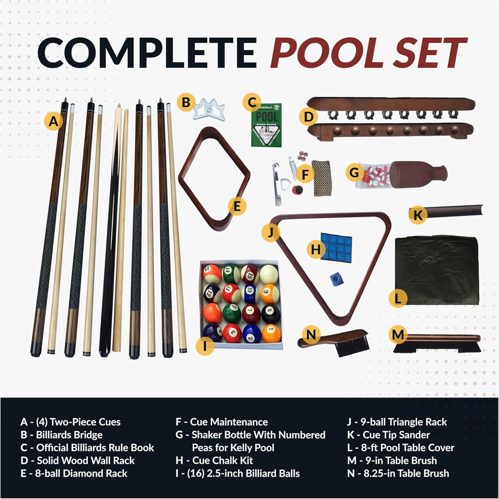 Deluxe Billiards Accessory Kit