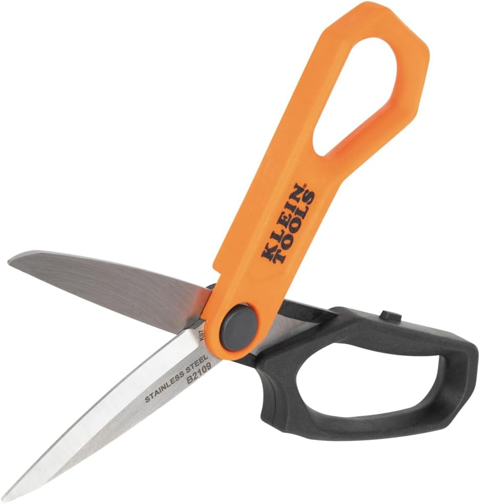 B2109 Heavy Duty Scissors, Multipurpose Utility Shears for Cutting Fabric, Cardb