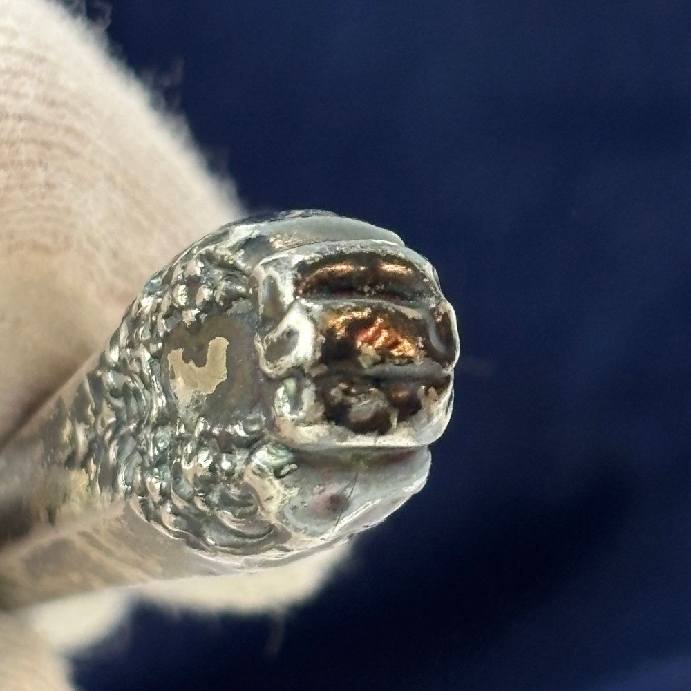 Antique Foster & Bailey Button Hook Sterling Silver Handle Lace Puller