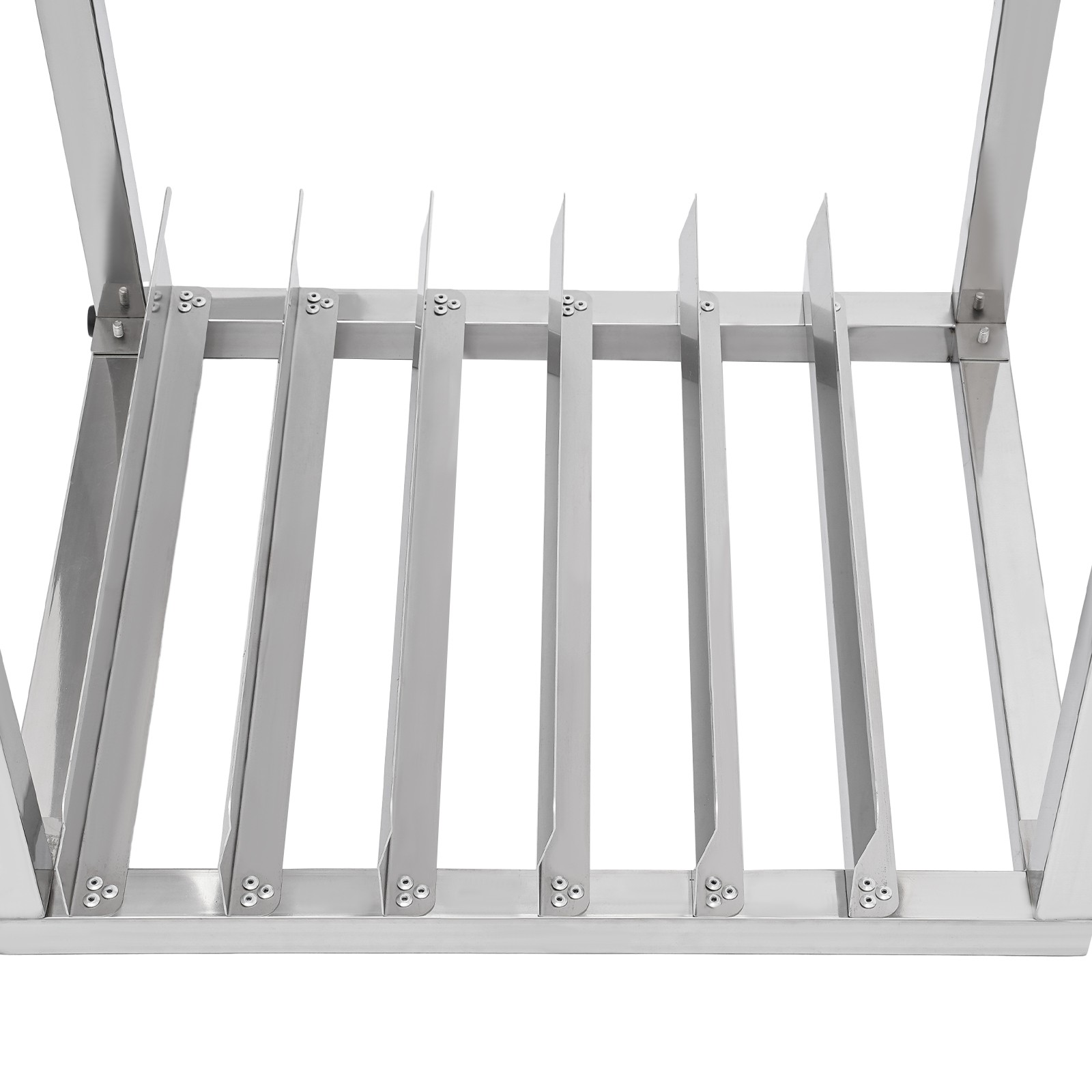 5-tier Kitchen Pan Rack Stainless Steel Baking Tray Rack Tabletop Bakery Rack