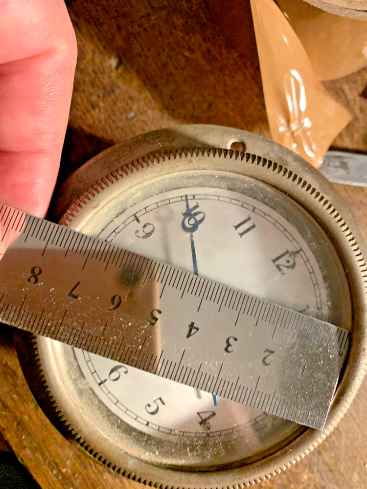 Vintage smiths MA car panel clock WORKING FINE