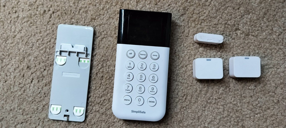 SimpliSafe Home Security System Replacement Keypad Remote White #SSKP3