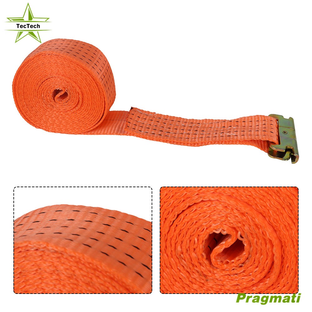 Polyester 4 Pack E-Track Ratchet Straps Heavy Duty 2" × 15' 4400LB Tie Down