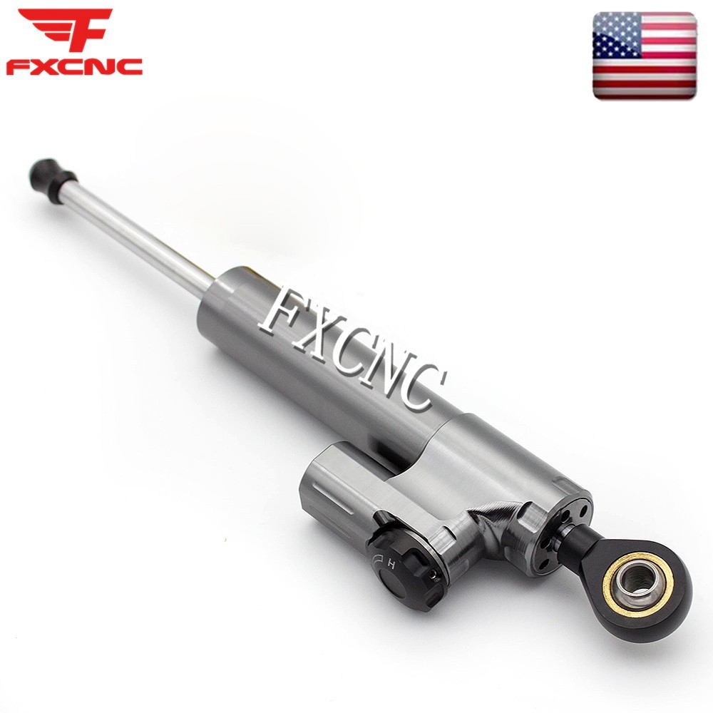 Gray Steering Damper Mount Bracket Kit Support Set For Honda CB1000R 2008-2017