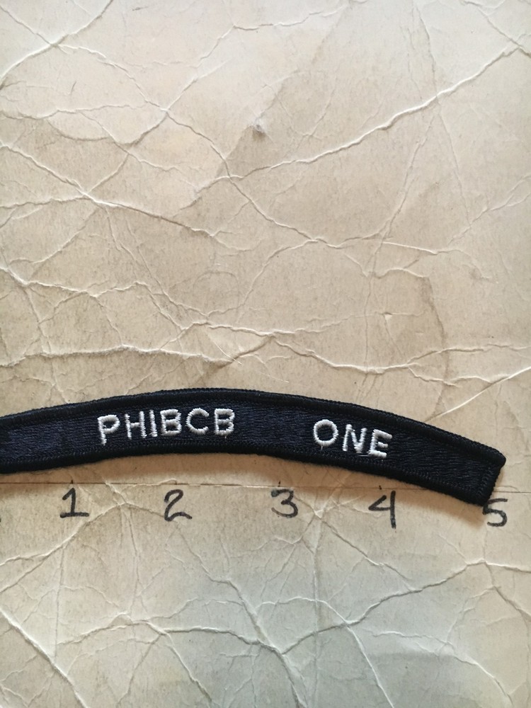 US NAVY SHOULDER STRIP TAB rocker Patch PHIBCB One