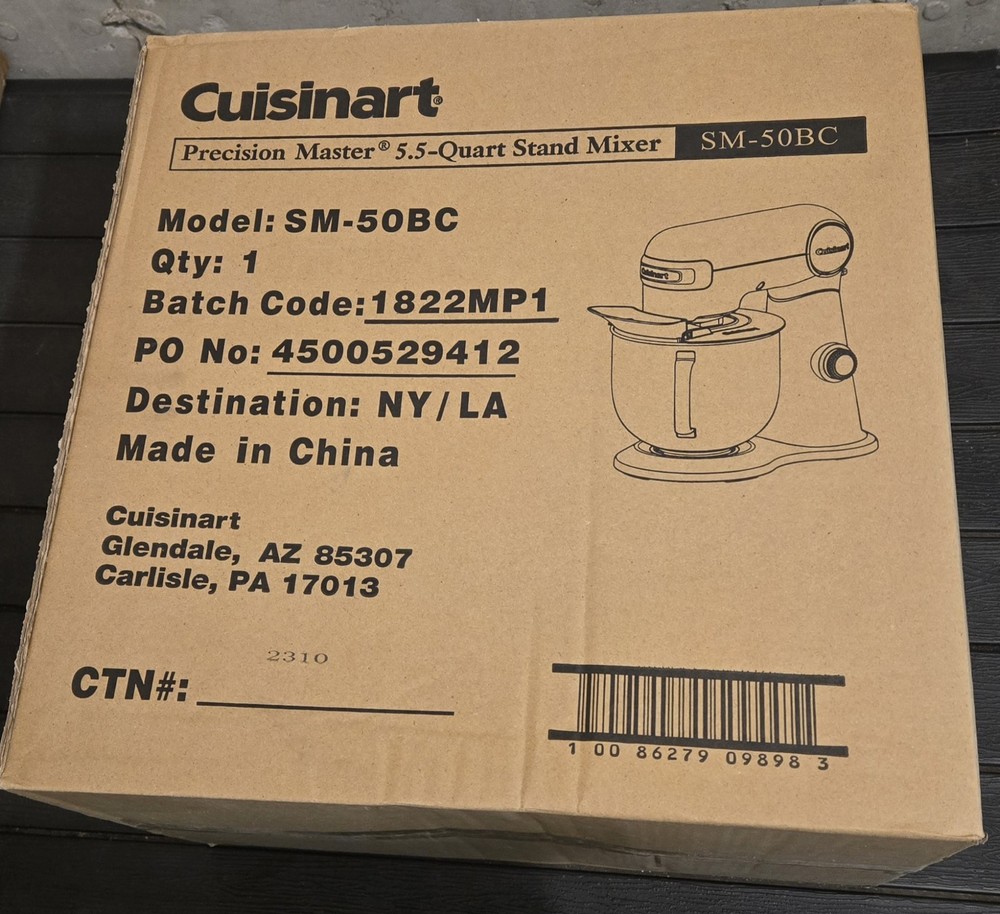 Cuisinart Precision Master 5.5qt Stand Mixer